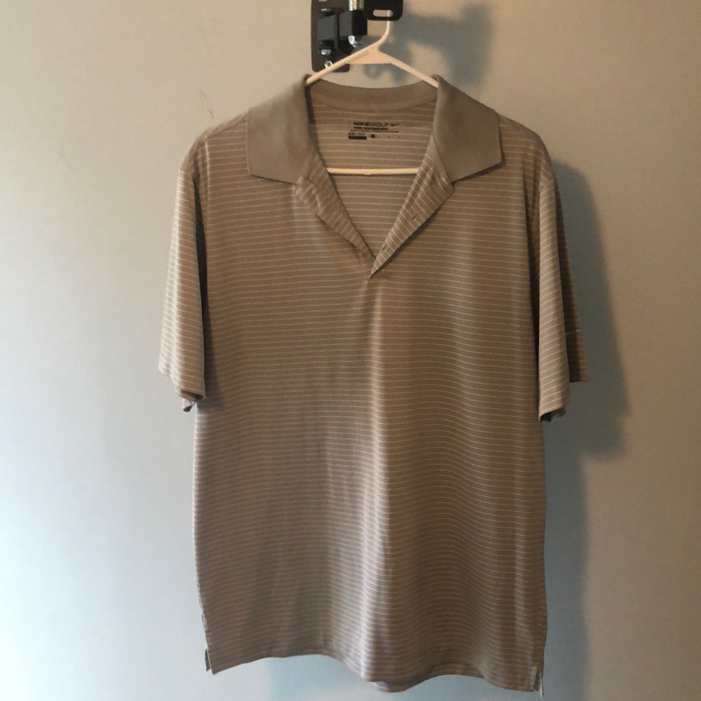 Gray Nike Golf Polo